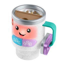 FISHER-PRICE - RIRES & ÉVEIL - TASSE À CAFÉ SONS ET LUMIÈRES (BILINGUE)